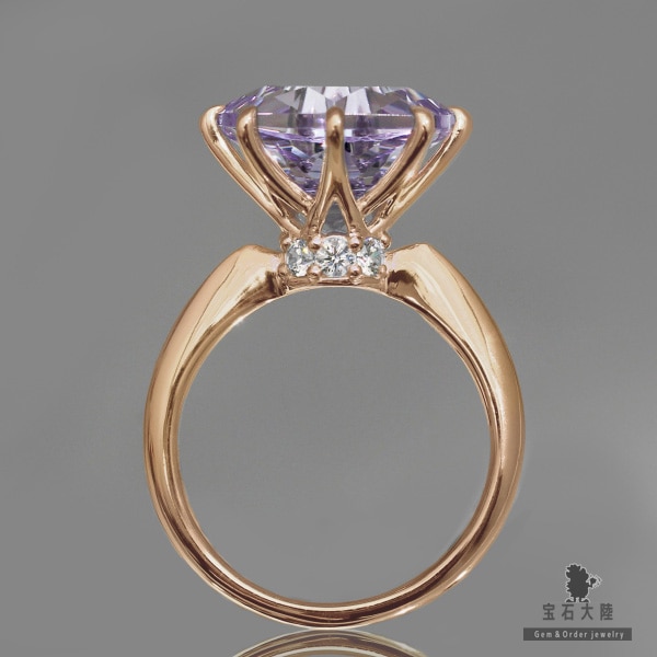 RING COLLECTION【OCTAGONAL CROWN】 12mmローズカット専用リング枠