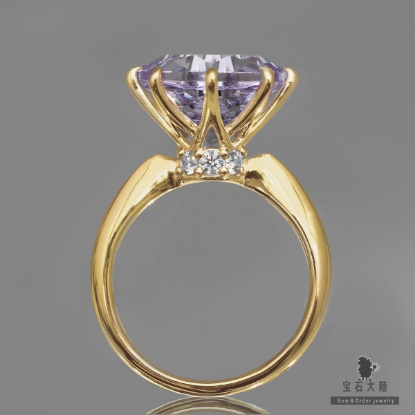 RING COLLECTION【OCTAGONAL CROWN】 12mmローズカット専用リング枠