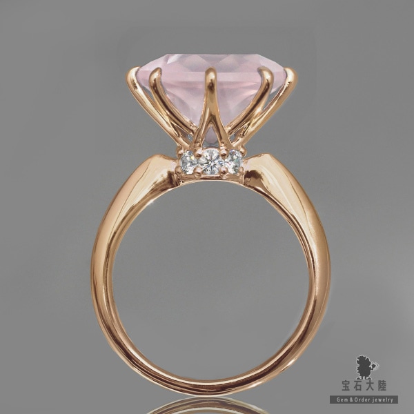 RING COLLECTION【OCTAGONAL CROWN】 12mmローズカット専用リング枠