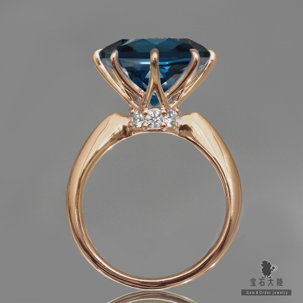 RING COLLECTION【OCTAGONAL CROWN】 12mmローズカット専用リング枠