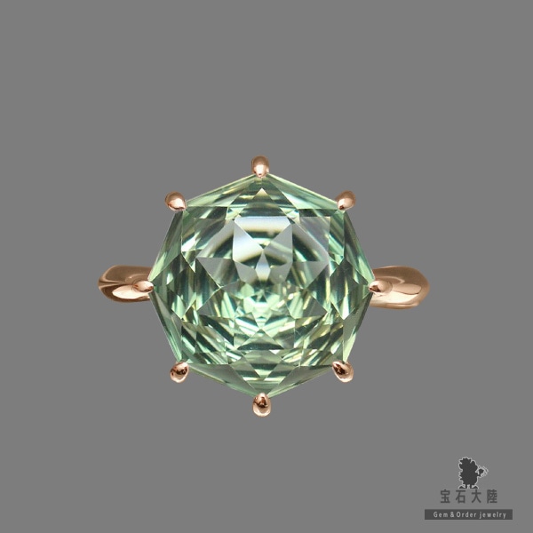 RING COLLECTION【OCTAGONAL CROWN】 12mmローズカット専用リング枠