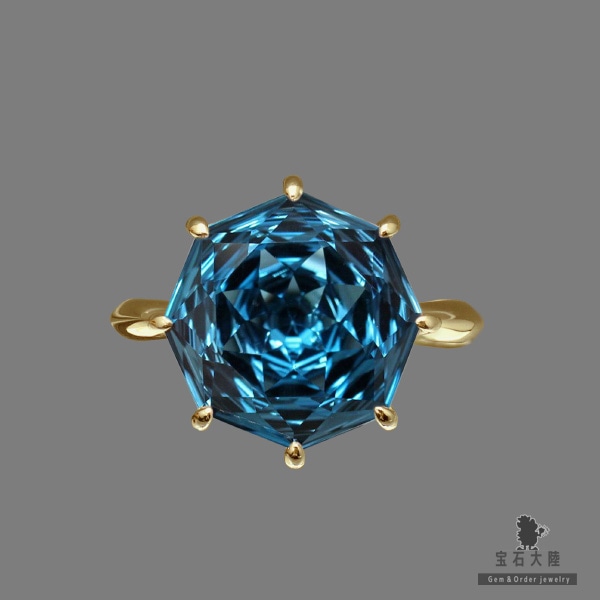 RING COLLECTION【OCTAGONAL CROWN】 12mmローズカット専用リング枠
