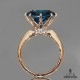 RING COLLECTION【OCTAGONAL CROWN】 12mmローズカット専用リング枠