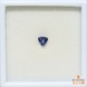 天然ゾイサイト 0.54ct 【マルチブルー】 トリリアントカット