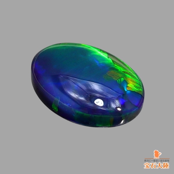 オリコレクション（北米版） 天然ブラックオパールキャッツアイ 0.54ct 【激美遊色