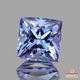 天然ゾイサイト 0.81ct 【パープリシュブルー】プリンセスカット