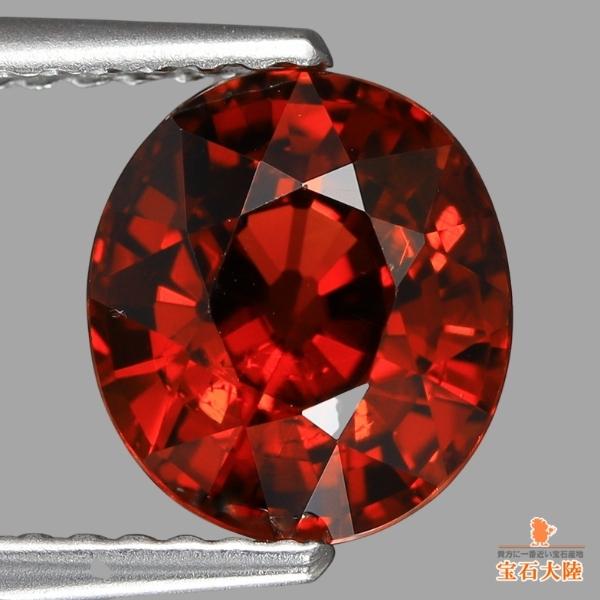 天然スペサルティンガーネット 2.61ct 【レッドスペサ】 輝き