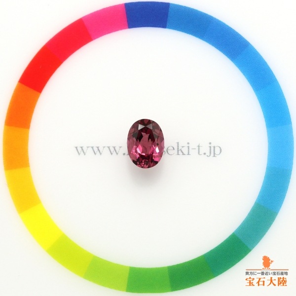 天然ロードライトガーネット 1.74ct 【ワインレッド】 良色