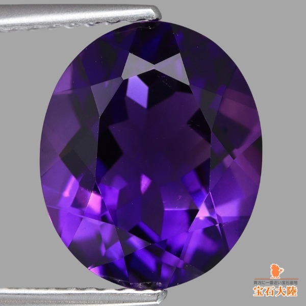 天然アメシスト 4.12ct 【ディープパープル】