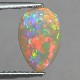 天然オパール 1.29ct 【オレンジレッド美遊色】 ライトニングリッジ