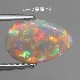 天然オパール 1.29ct 【オレンジレッド美遊色】 ライトニングリッジ