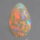 天然オパール 1.29ct 【オレンジレッド美遊色】 ライトニングリッジ