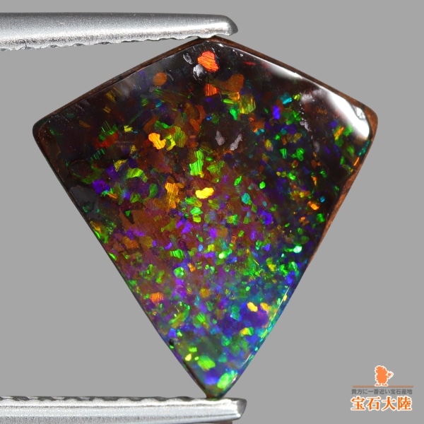 天然ボルダーオパール 2.95ct【花火のような煌めき】オーストラリア