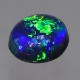 天然ブラックオパール 1.13ct 【ネオングリーン&黒生地】 高品質