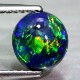 天然ブラックオパール 1.13ct 【ネオングリーン&黒生地】 高品質