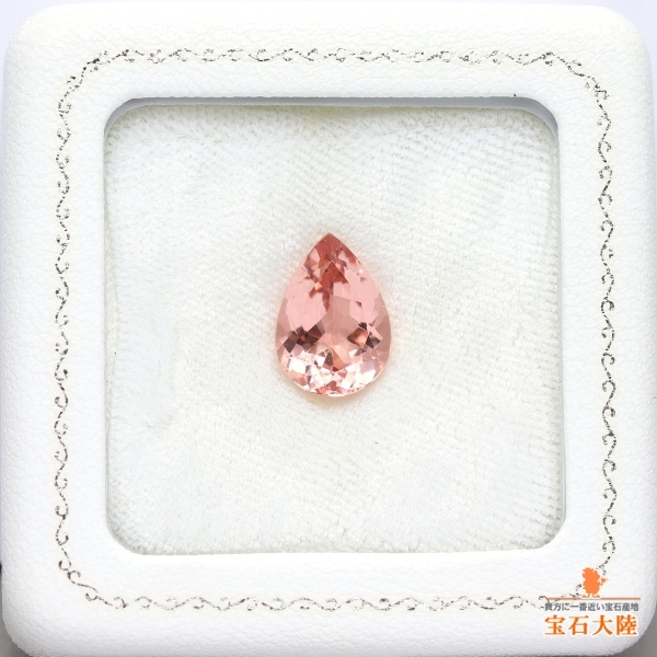 天然モルガナイト 5.18ct 【Beautiful Pink】 マダガスカル 日独鑑別付