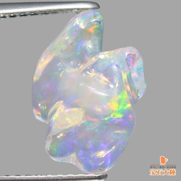 天然ウォーターオパール 2.81ct 【バロック】  メキシコ