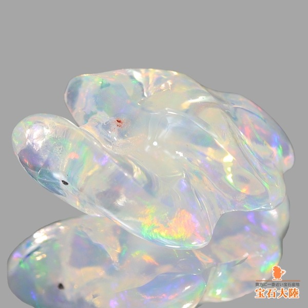 天然ウォーターオパール 2.81ct 【バロック】  メキシコ