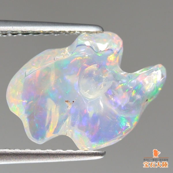 天然ウォーターオパール 2.81ct 【バロック】  メキシコ