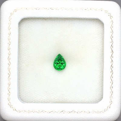 1.42ct天然ツァボライトガーネット【Neon Gree】タンザニア