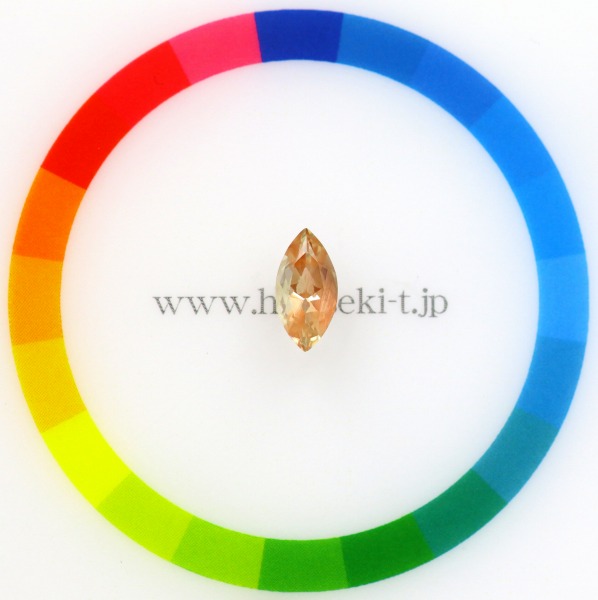 天然オレゴンサンストーン 0.90ct 【ラブラドライト】 マーキス◇コレマ品