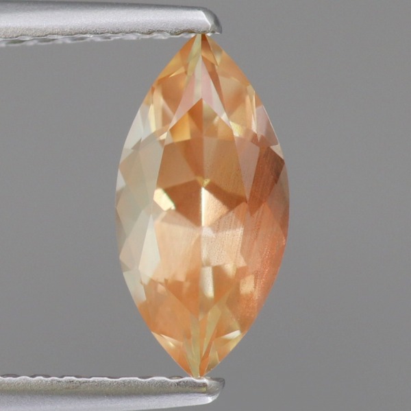 天然オレゴンサンストーン 0.90ct 【ラブラドライト】 マーキス◇コレマ品