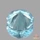 天然トパーズ 10mm 【スカイブルー】 ラウンドコンケーブカット