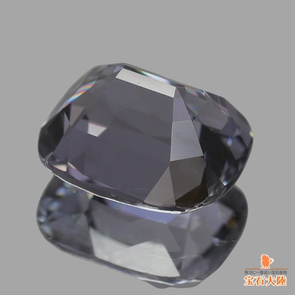 天然スピネル 1.36ct 【プラチナブラック】 ミャンマー