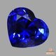 天然サファイア 1.32ct 【ROYAL BLUE】ハートシェイプ  美品 スリランカ