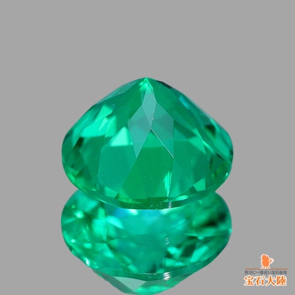 天然エメラルド 0.25ct【美発色・ラウンド】ザンビア