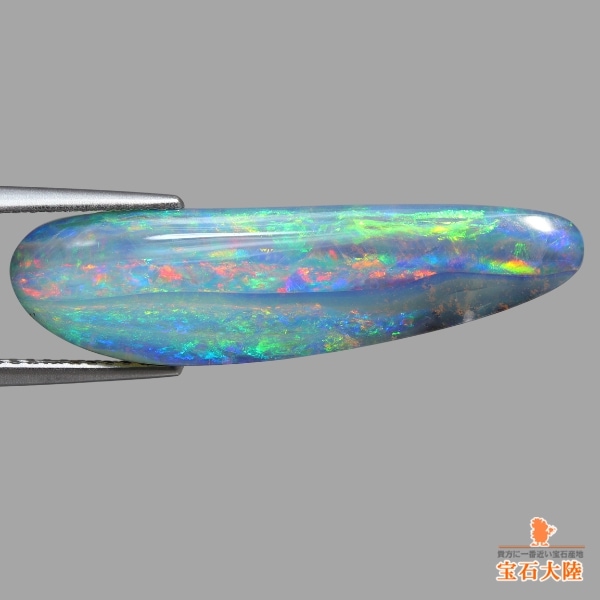 天然ボルダーオパール 7.73ct 【水流模様】オーストラリア