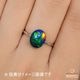 天然ブラックオパール 1.87ct【極上の強ネオン遊色】ジェム品質