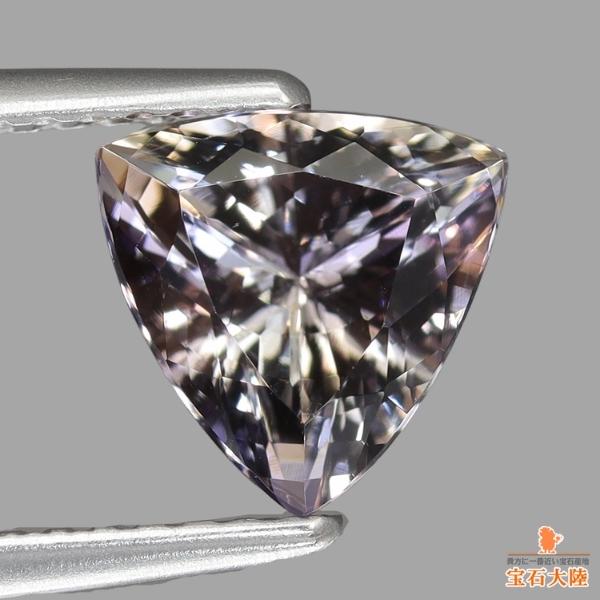 天然ゾイサイト 1.60ct 【マルチカラー】 トリリアント