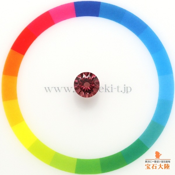天然ロードライトガーネット 1.67ct 【ワインレッド】  コンケーブカット