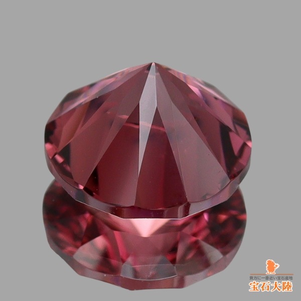 天然ロードライトガーネット 1.67ct 【ワインレッド】 コンケーブカット