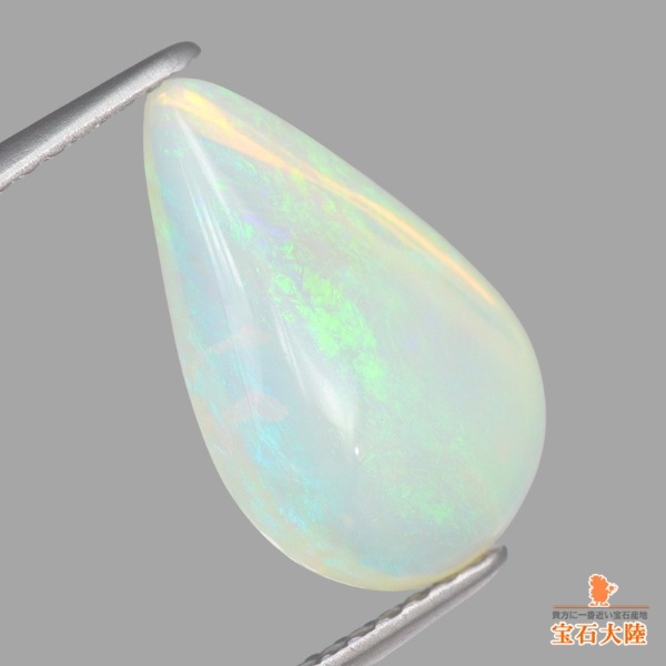 天然オパール 2.87ct 【ホワイト】 ライトニグリッジ