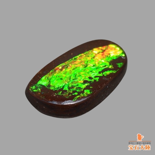 天然ボルダーオパール 0.76ct 【グリーンフラッシュ】オーストラリア