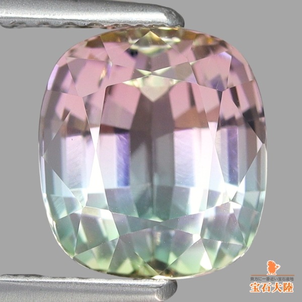 天然バイカラートルマリン 3.30ct 【桜の色彩】美品