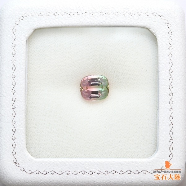 天然バイカラートルマリン 3.30ct 【桜の色彩】美品