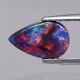 天然ブラックオパール 0.70ct　【レッドマルチ遊色】