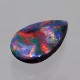 天然ブラックオパール 0.70ct　【レッドマルチ遊色】
