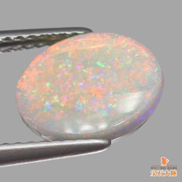 天然オパール 1.84ct 【ホワイト】 ライトニグリッジ