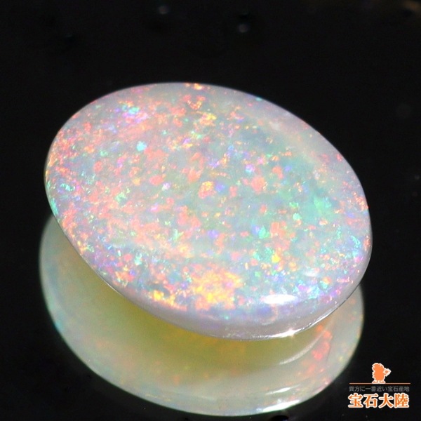 天然オパール 1.84ct 【ホワイト】 ライトニグリッジ