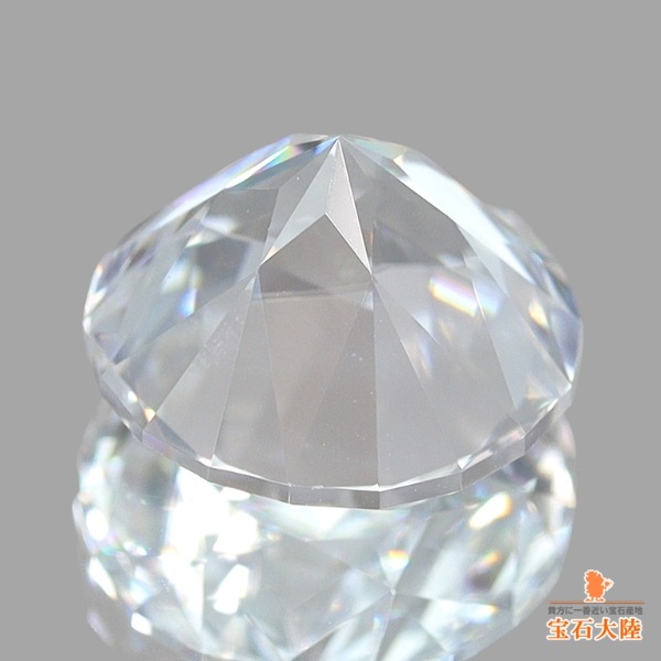 天然ジルコン 3.32ct 【極輝ホワイト】カスタムカット