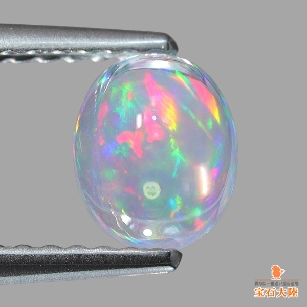 天然ウォーターオパール 0.73ct 【美遊色】 メキシコ