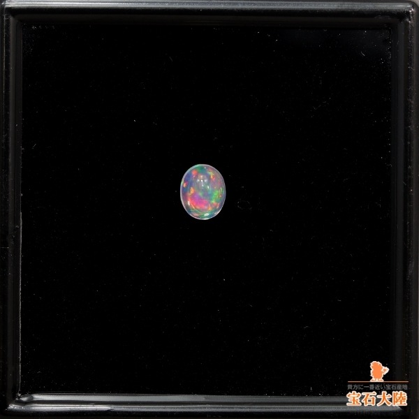 天然ウォーターオパール 0.73ct 【美遊色】 メキシコ