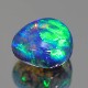 天然ブラックオパール 1.28ct 【Neon Green】 ライトニングリッジ