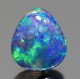 天然ブラックオパール 1.28ct 【Neon Green】 ライトニングリッジ