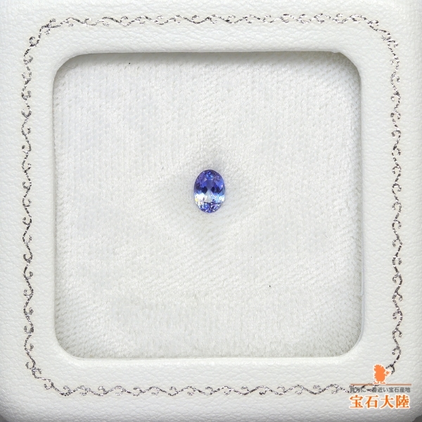 天然ベニトアイト 0.49ct 【美色バイカラー】 アメリカ 日独ソ付