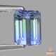 天然ゾイサイト 0.88ct 【バイカラー】 タンザニア